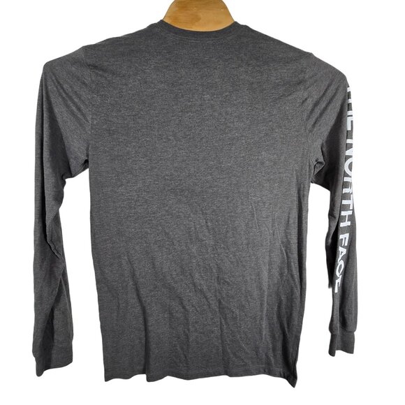 The North Face Tee Shirt Small Unisex Long Sleeve Gray‎ Graphic Print - Picture 3 of 9